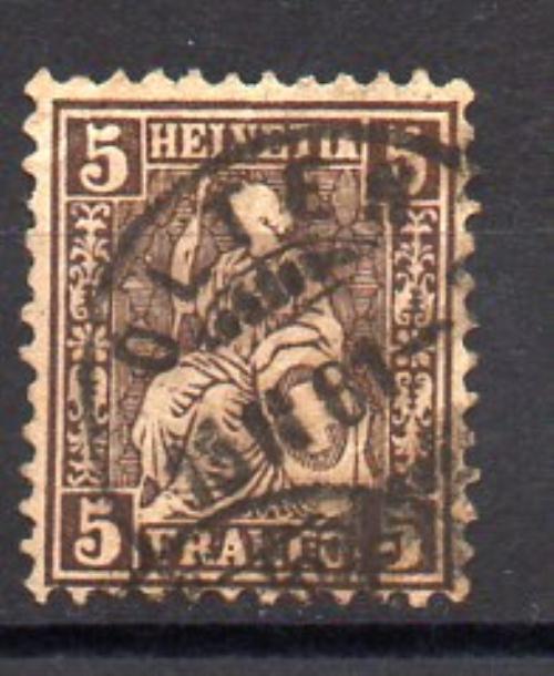 Suiza Ano 1862 Nº 35 (o)